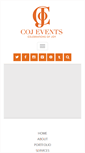Mobile Screenshot of cojevents.com